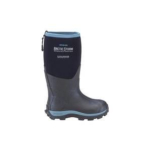NEW DRYSHOD kids' arctic storm polar boot in black/blue